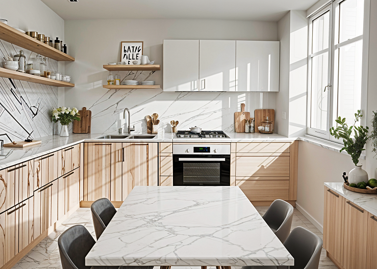 Image d'une Cuisine aménagée.